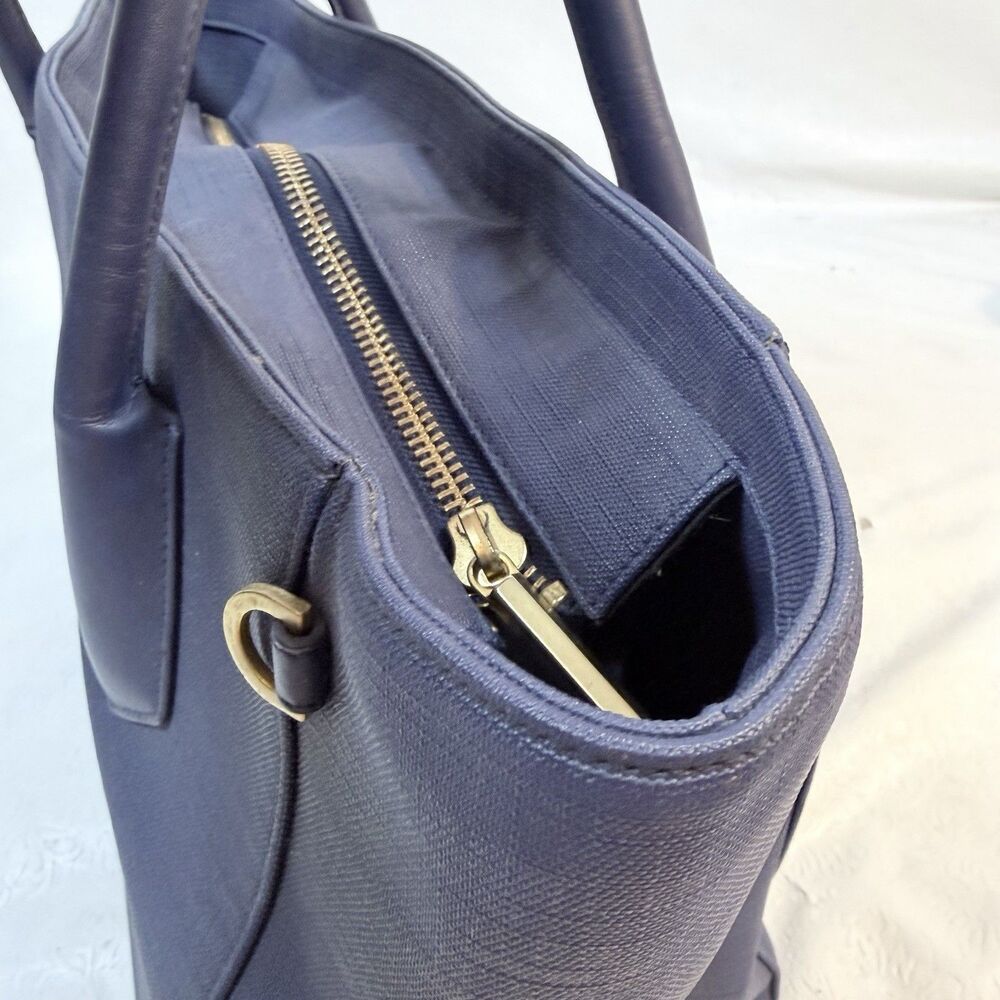 Dagne Dover Signature Navy Tote READ DAMAGE - Picture 9 of 16